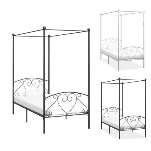 Canopy frame bed modern - bed,