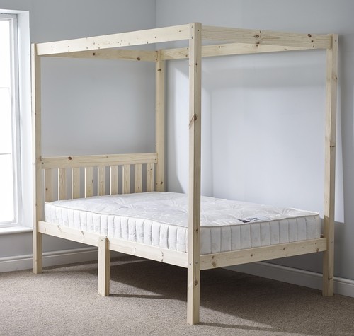 Four poster bed frame 4ft - bed,