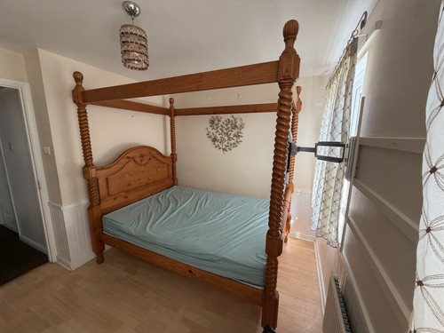 Italian pine four poster - pine,