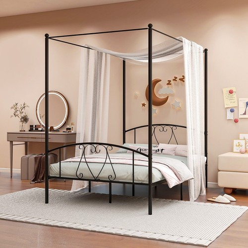 Size metal canopy - bed, frame