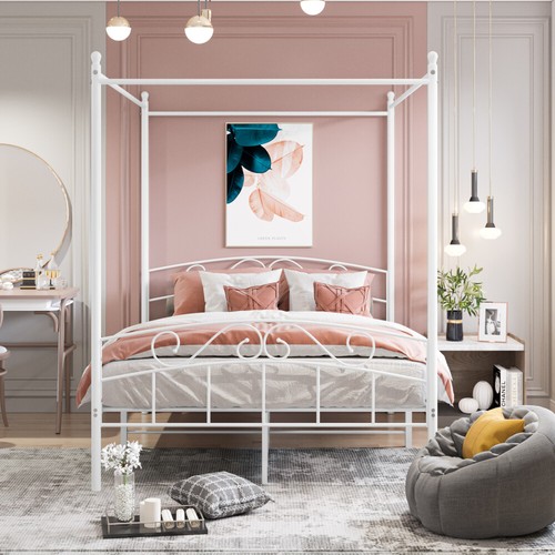 Bed canopy frame 4ft6 - frame, double