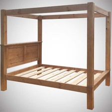 Chunky Panel Solid Pine Bed