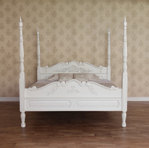 Four poster bed colonial - four,