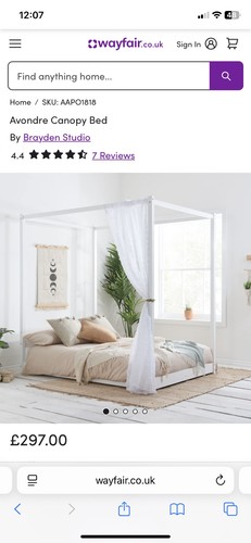 White low poster bed - poster,
