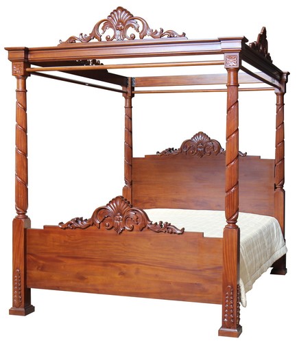 Four poster canopy bed - four,