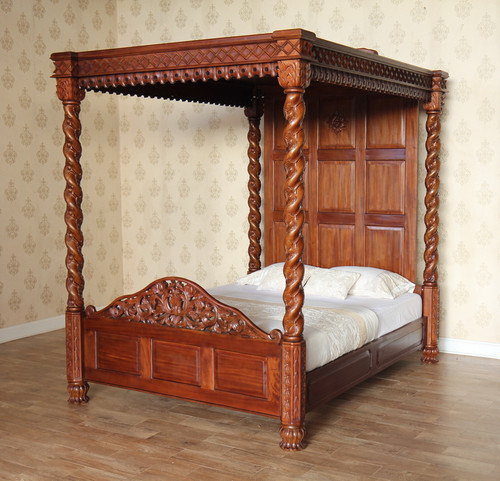 Poster canopy bed solid - bed,