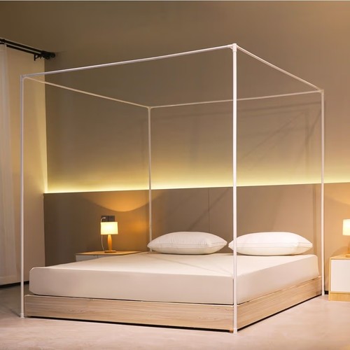 Canopy bed frame twin - twin, white