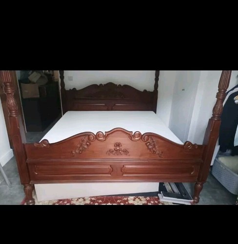 Four poster bed wax polish - bed,