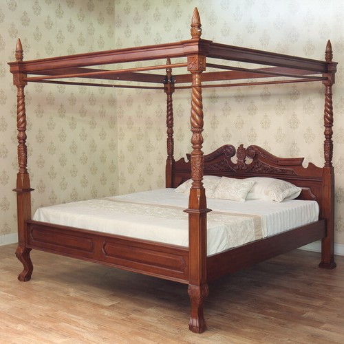 Four poster canopy bed frame - four,
